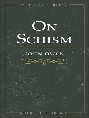 cover image of On Schism